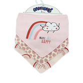 3PK Rainbow Bandana Bib